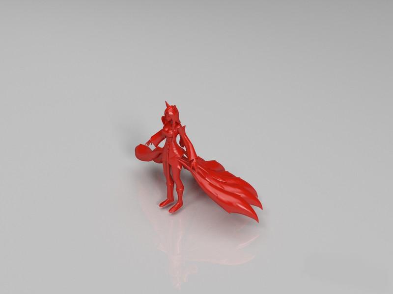 英雄联盟LOL 阿狸3D打印模型