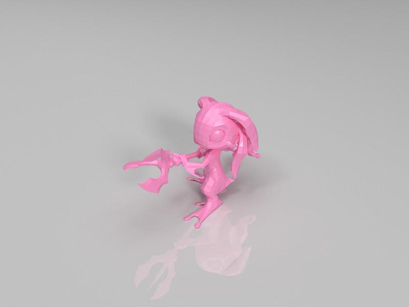 英雄联盟LOL 潮汐海灵-菲兹3D打印模型