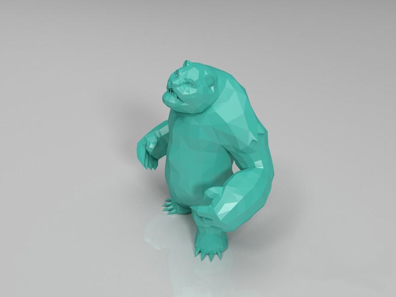 英雄联盟LOL 泰迪熊提伯斯3D打印模型