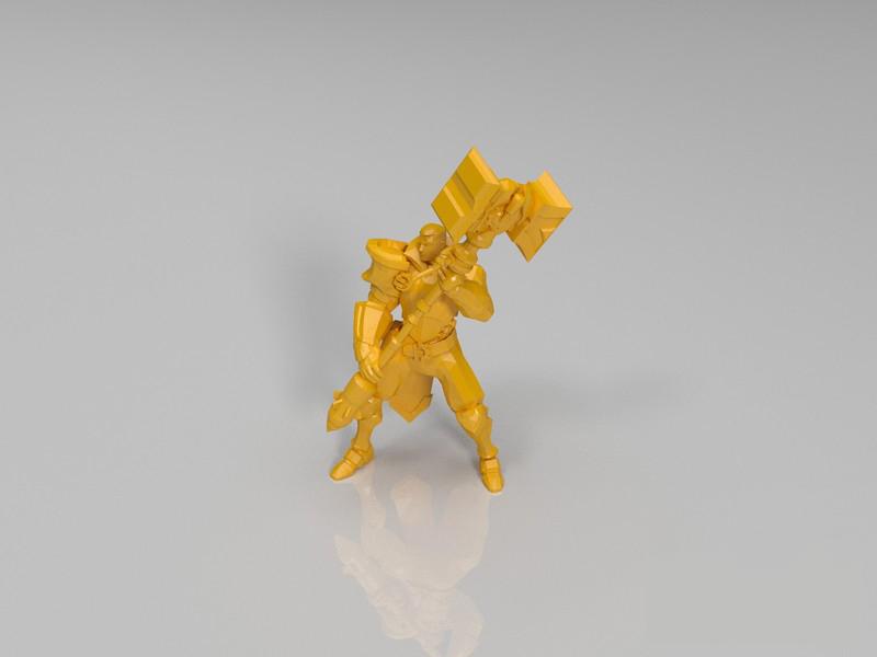 英雄联盟LOL 未来守护者-杰斯3D打印模型
