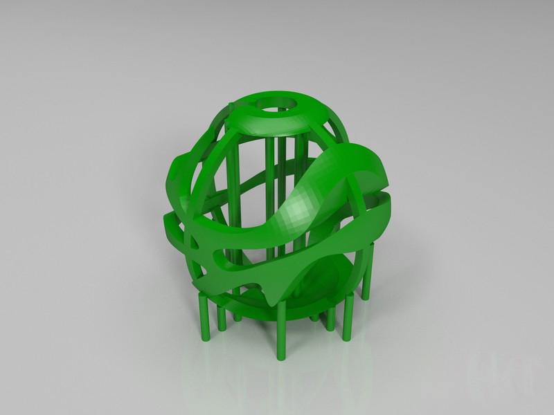 冰与火之歌 权利的游戏 地球仪3D打印模型