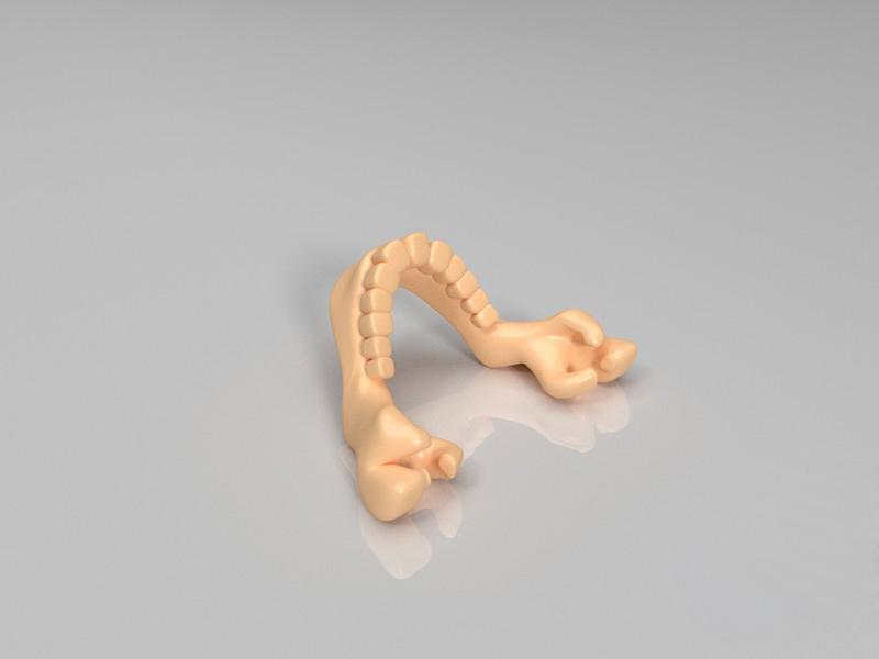 Q版骷髅骨骼模型3D打印模型