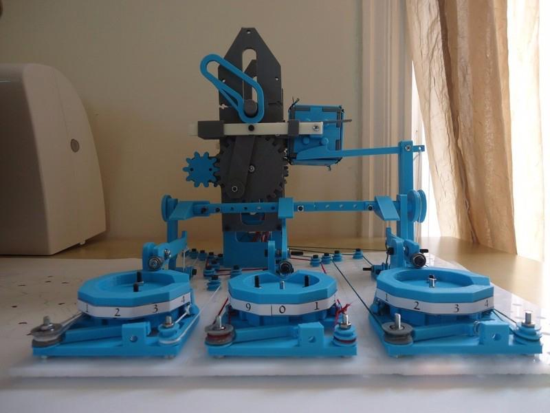 机械式计算机3D打印模型