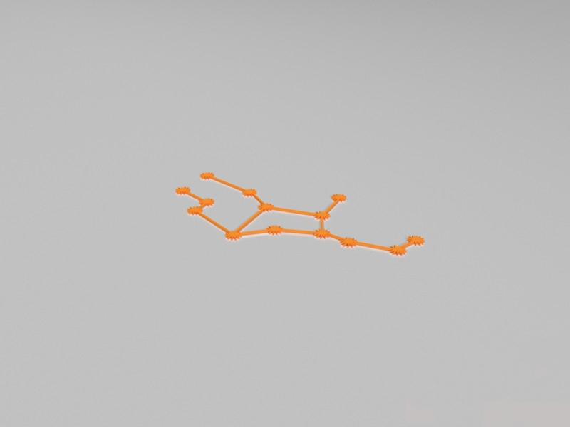 十二星座3D打印模型