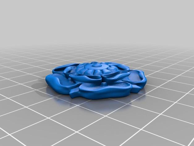 都铎玫瑰宝箱 收纳箱3D打印模型