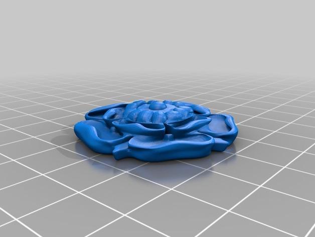 都铎玫瑰宝箱 收纳箱3D打印模型