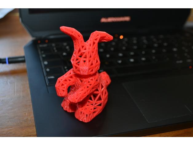复活节兔子3D打印模型
