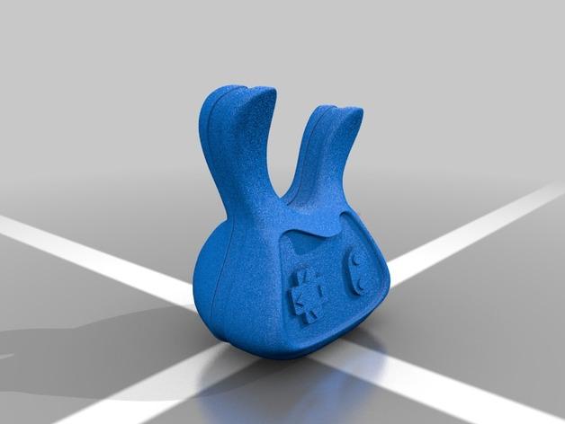 机器人兔子3D打印模型