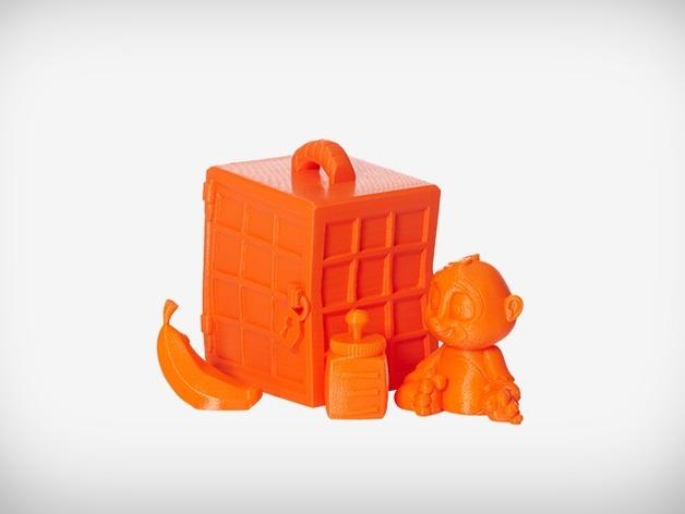 儿童玩具 小猴子的家3D打印模型