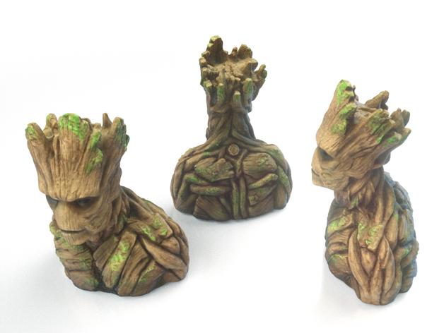 格鲁特半身像3D打印模型