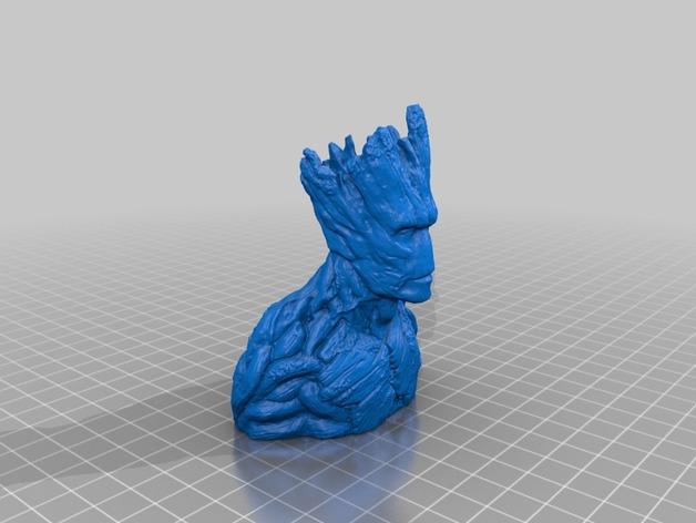 格鲁特半身像3D打印模型