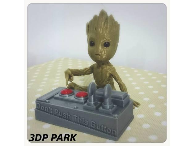 树人格鲁他 不要按这个钮！3D打印模型