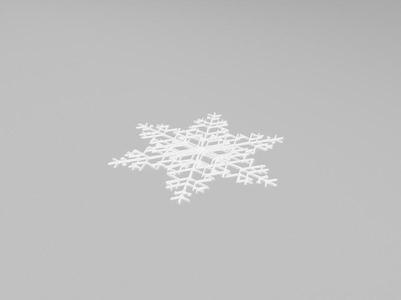 3D打印雪花集合3D打印模型
