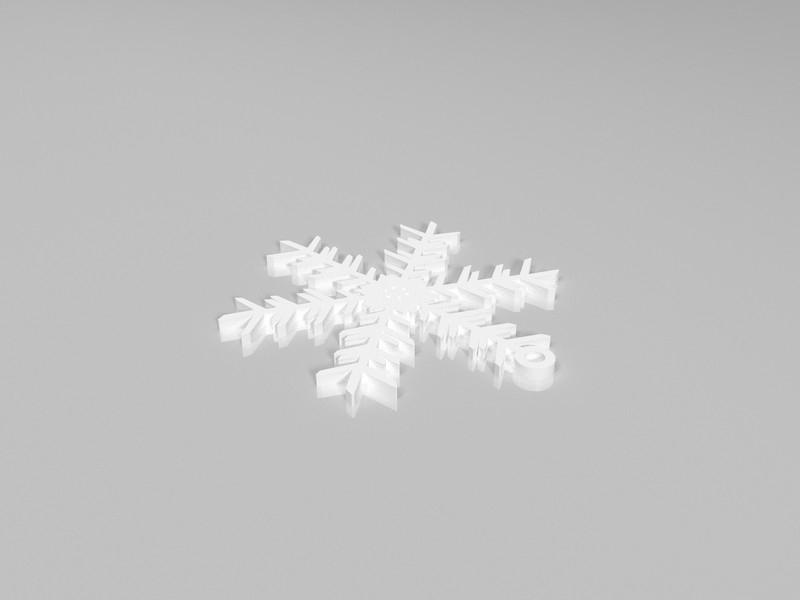 3D打印雪花集合3D打印模型
