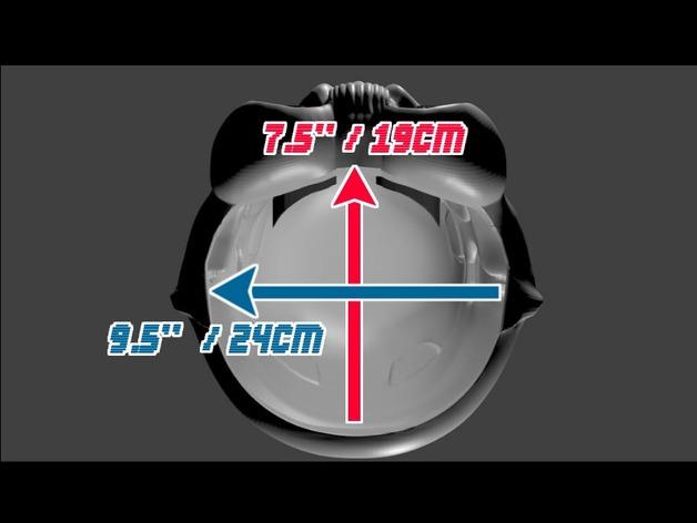 星球大战 帝国冲锋队头盔3D打印模型