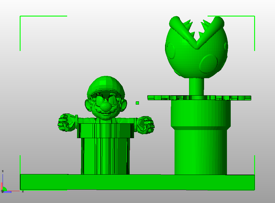 超级马里奥游戏 3D模型3D打印模型