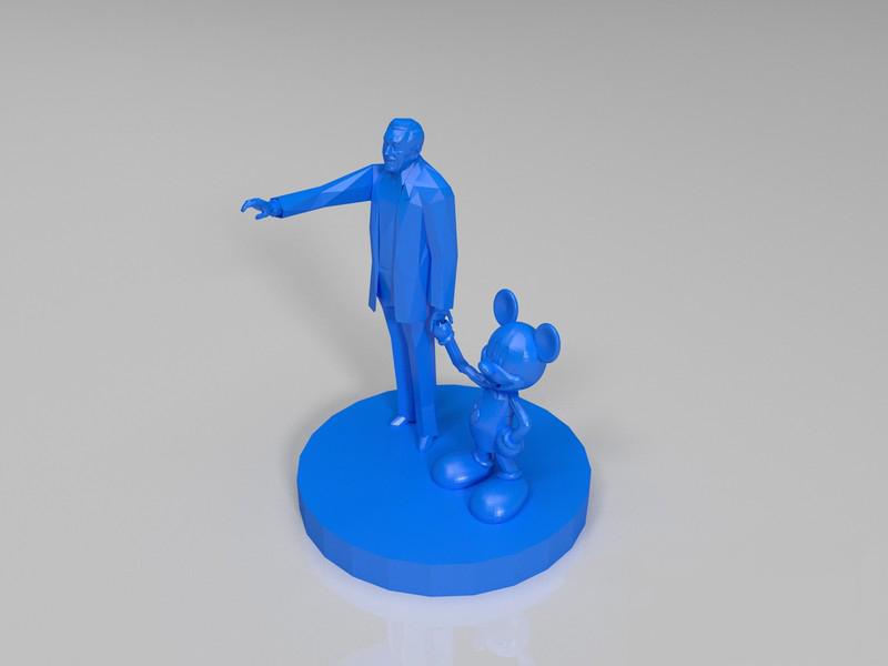 迪士尼与米老鼠3D打印模型