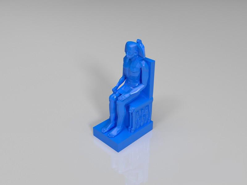 埃及法老雕像3D打印模型