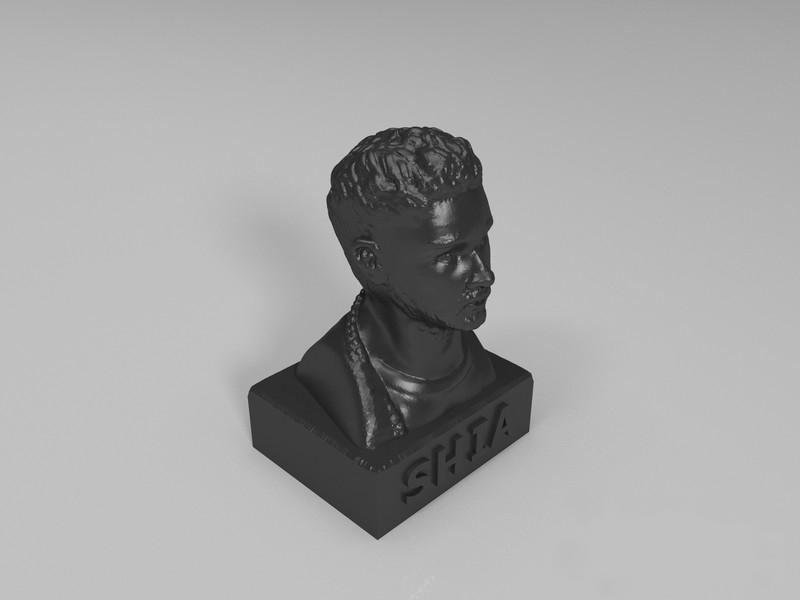 希安·拉博夫雕像3D打印模型