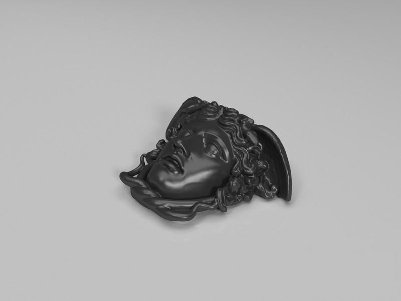 希腊神话 美杜莎雕像3D打印模型