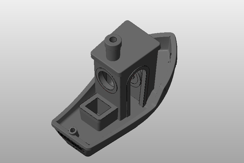 经典小船3D打印模型