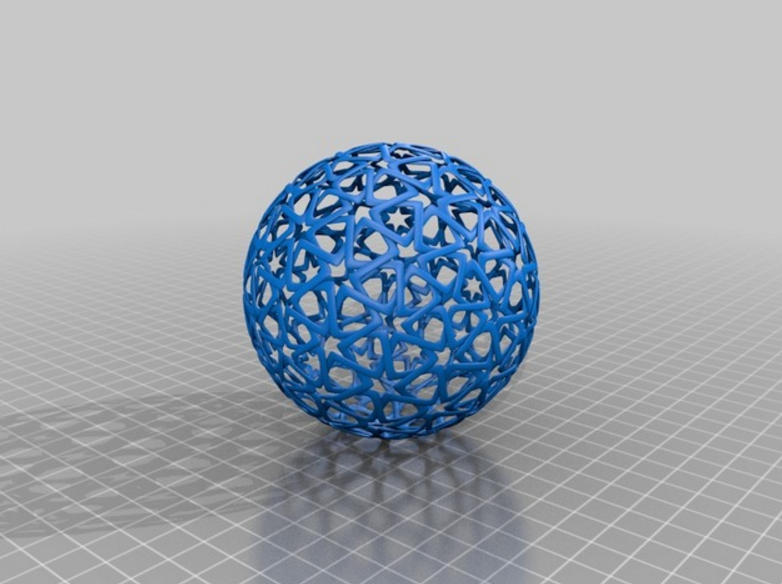 镂空球3D打印模型