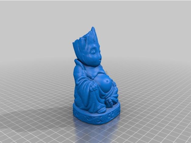 佛像格鲁特3D打印模型