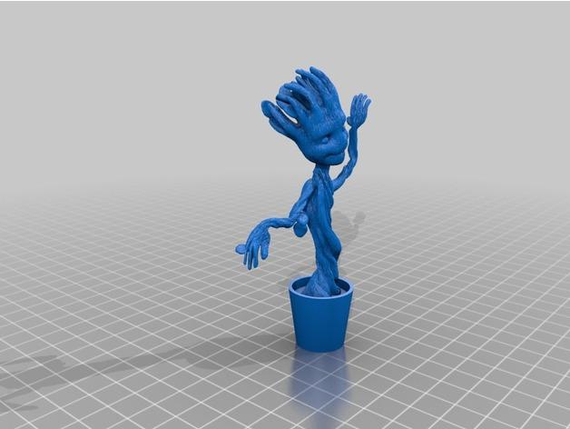 格鲁特宝宝 Don't Burn Baby Groot3D打印模型