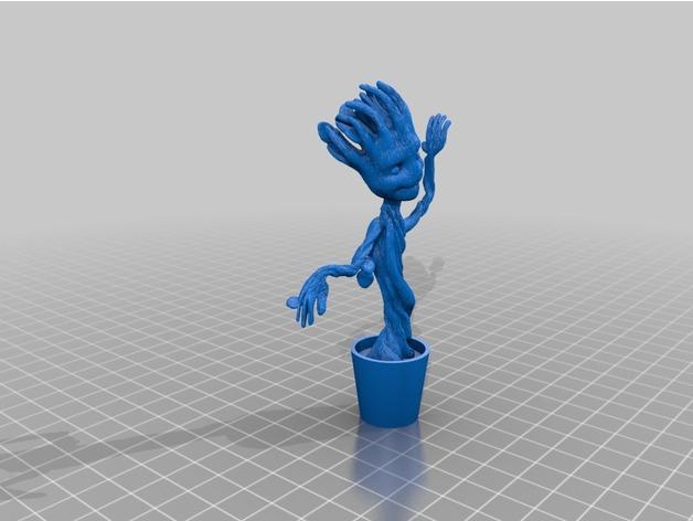 格鲁特宝宝 Don't Burn Baby Groot3D打印模型