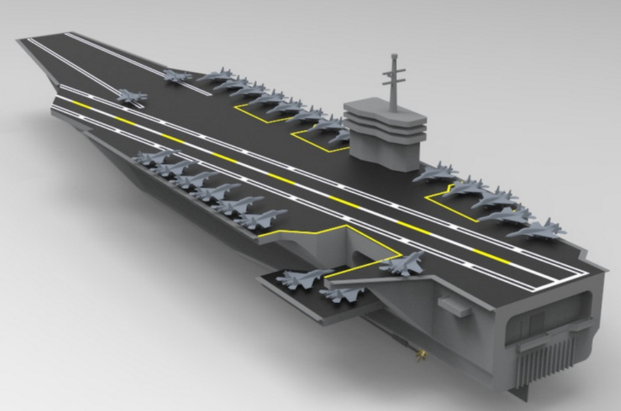 3D打印航母3D打印模型