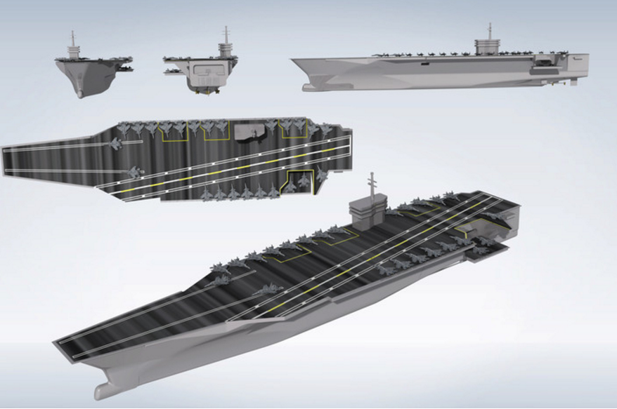 3D打印航母3D打印模型