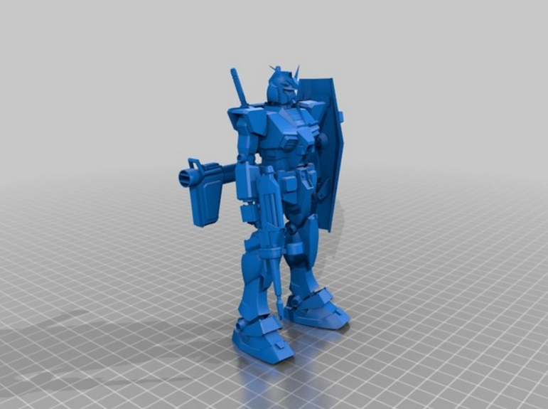 3D打印机动战士高达