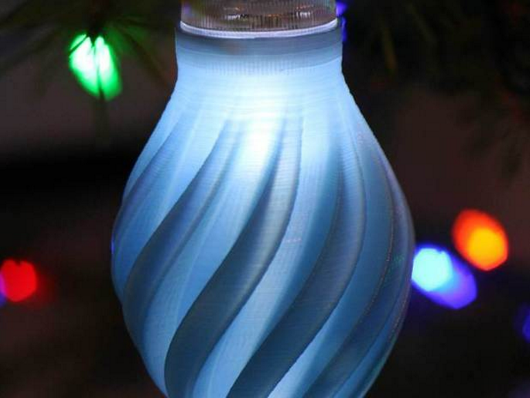 圣诞装饰彩灯灯罩3D打印模型