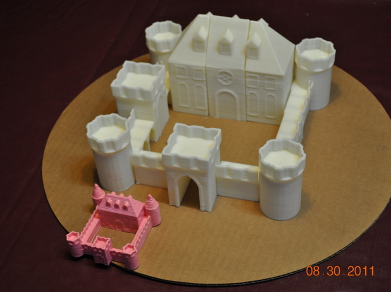 芭比的卡通城堡3D打印模型