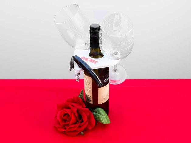 给妈妈的红酒支架3D打印模型