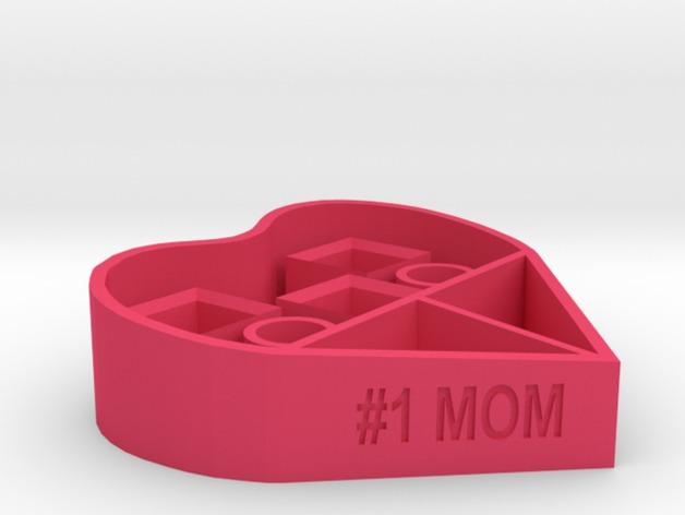 妈妈的梳妆盒 口红架3D打印模型
