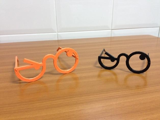神奇眼镜3D打印模型