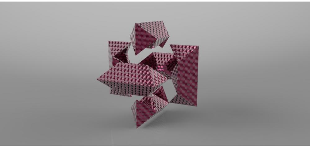 立体拼图3D打印模型