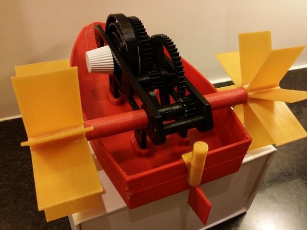 3D打印电动船3D打印模型
