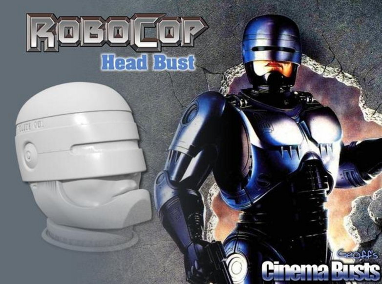 机械战警头盔3D打印模型