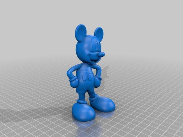 迪士尼米老鼠模型3D打印模型