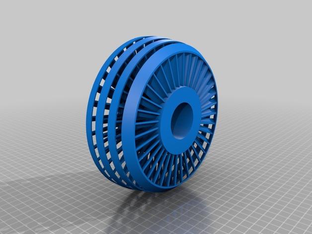 3D打印涡轮发动机 机械引擎3D打印模型