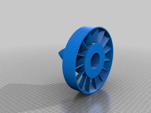 3D打印涡轮发动机 机械引擎3D打印模型