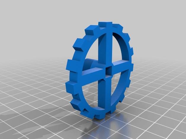 齿轮组装模型演示3D打印模型