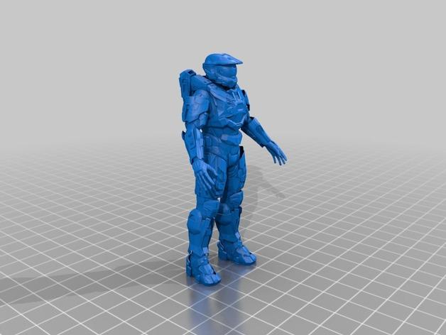 光环4装甲3D打印模型