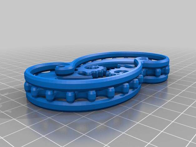黄金分割海马齿轮3D打印模型