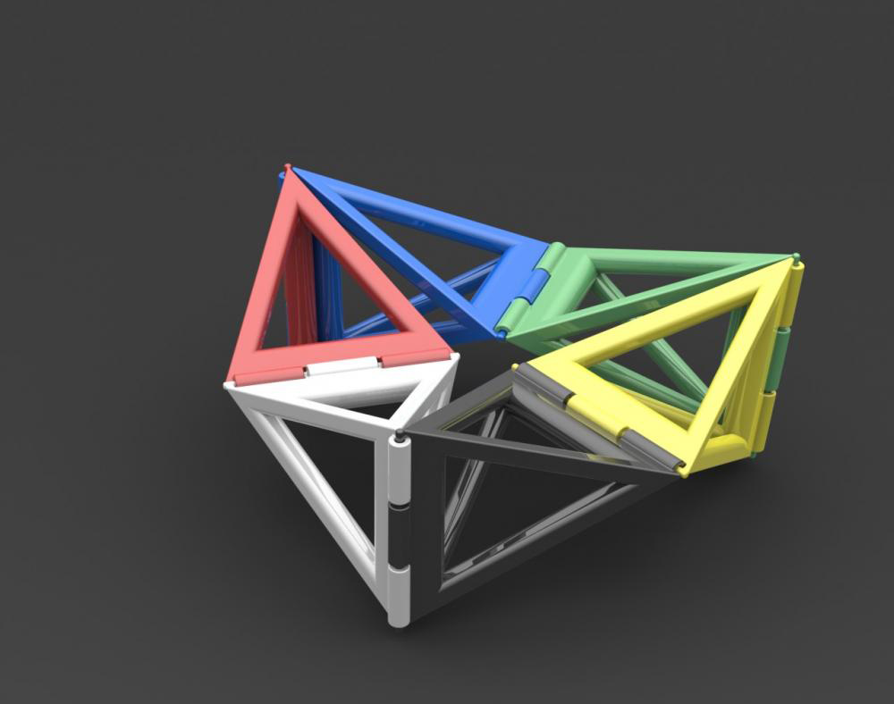 可变形框架玩具3D打印模型