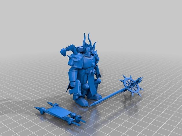 魔兽士兵3D打印模型
