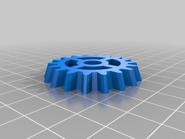 神奇的立方体齿轮3D打印模型