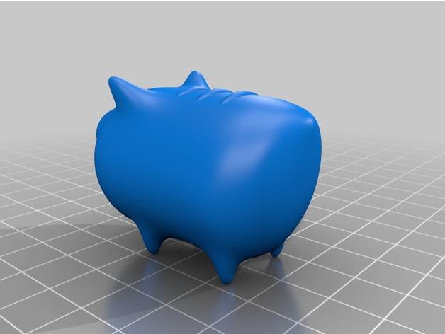 卡通小猪模型3D打印模型